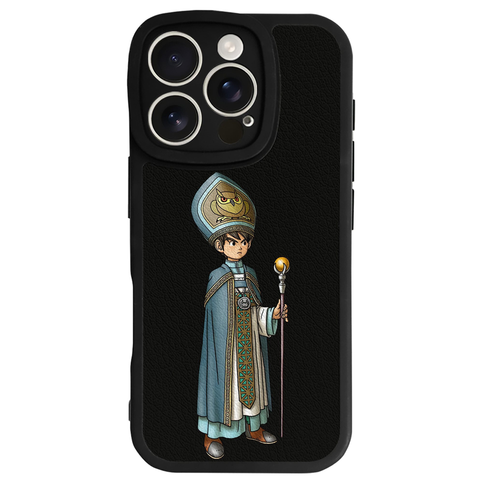（画像用） ドラゴンクエスト Doragon Kuesuto Dragon Quest 【iPhone 16シリーズ対応】シリコンスマホケース（レザー調） 材質：シリコン